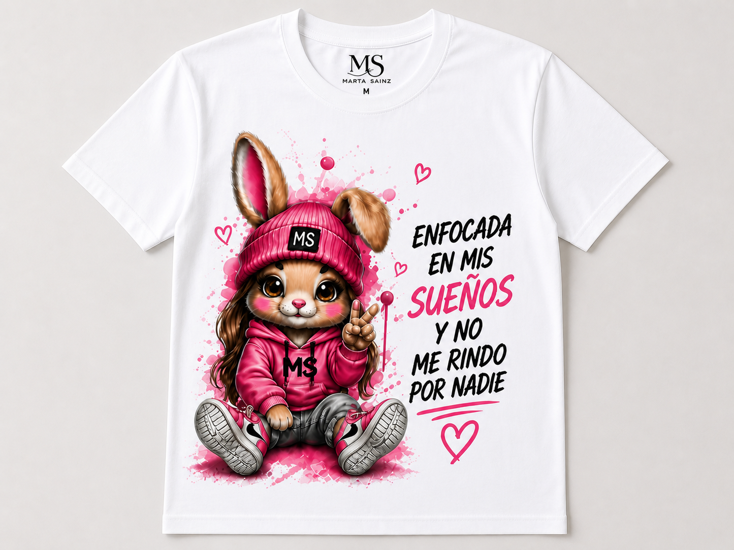 Camiseta "Enfocada en mis sueños"- Diseño motivacional mujer | Marta Sainz