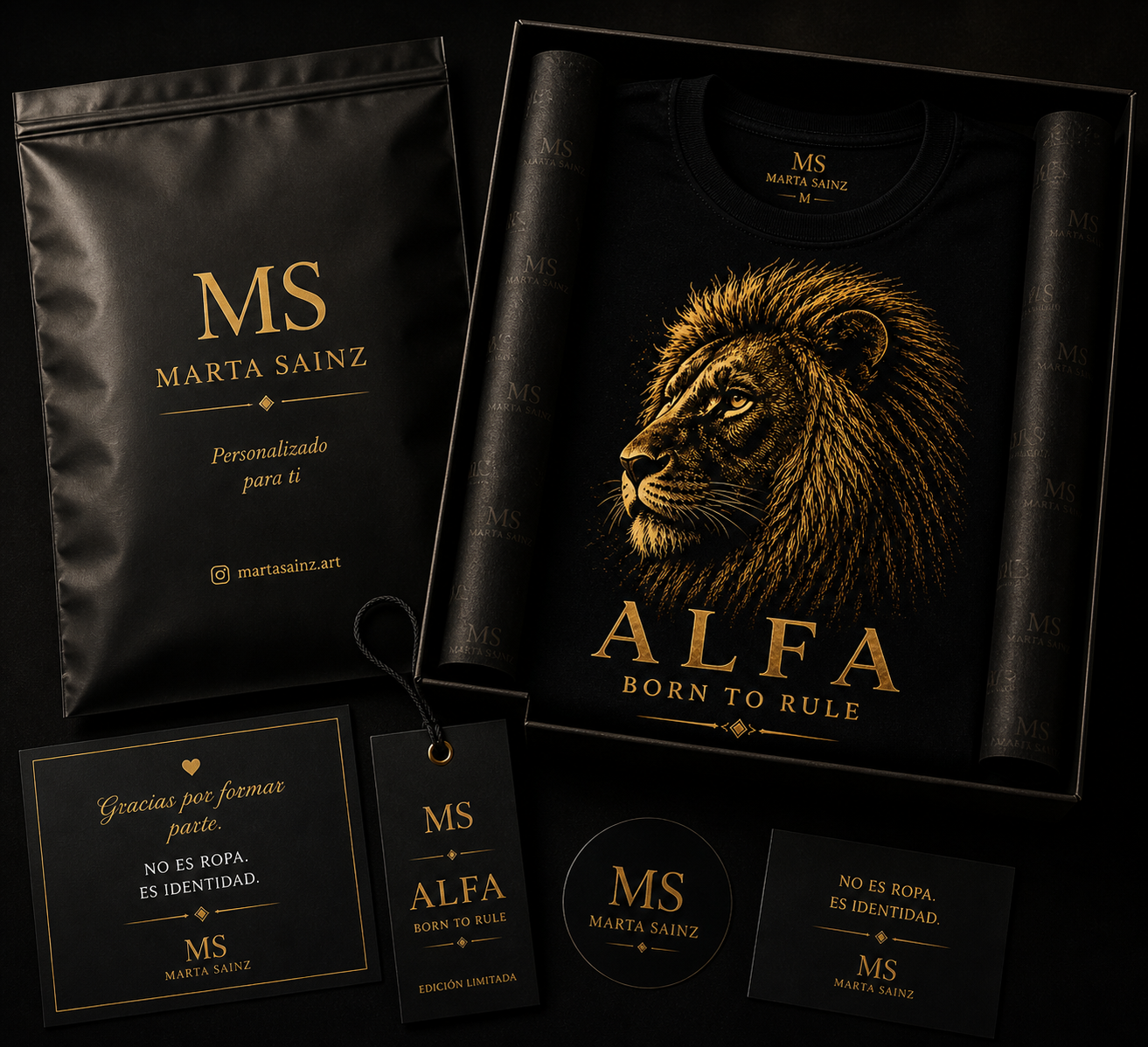 CAMISETA  ALFA — Viste actitud. Impone presencia.