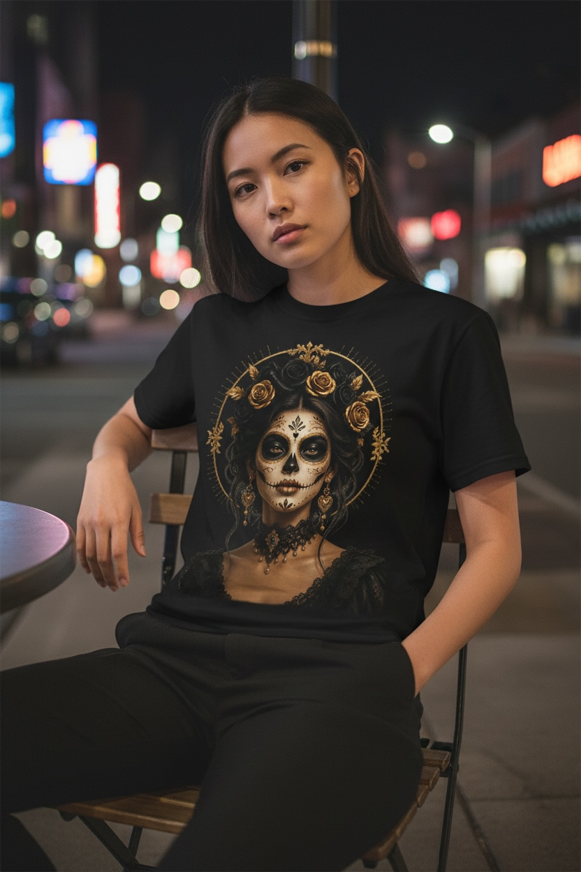 Caterina Noir Gold