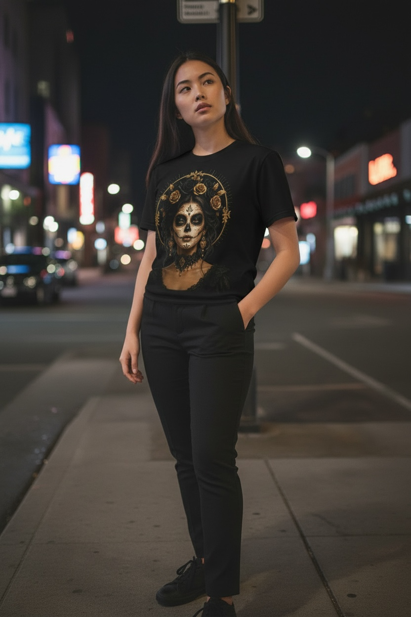 Caterina Noir Gold
